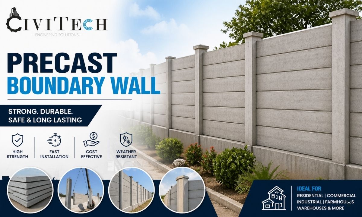 Precast Boundary Wall