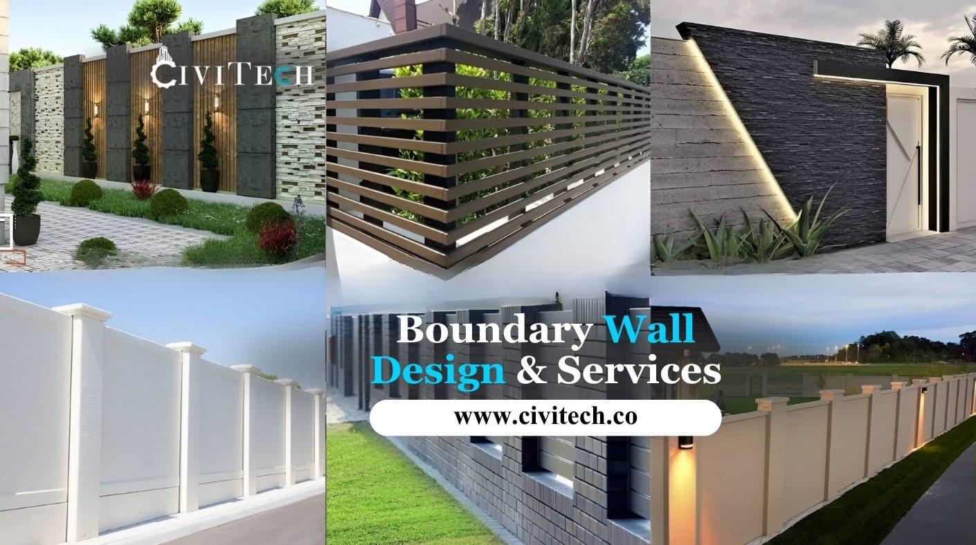 Boundary wall designs