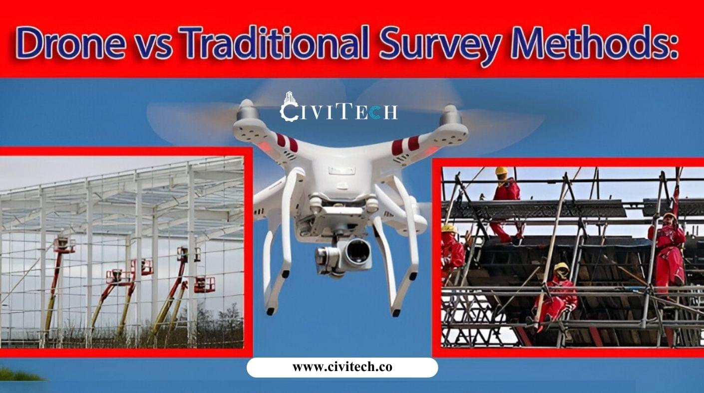 Drone Mapping vs Traditional Land Surveying