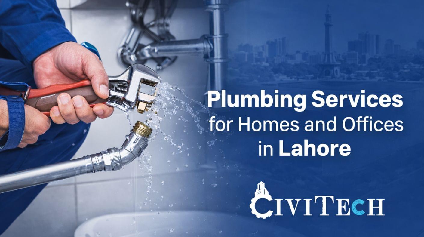 Plumbing Services for Homes and Offices in Lahore